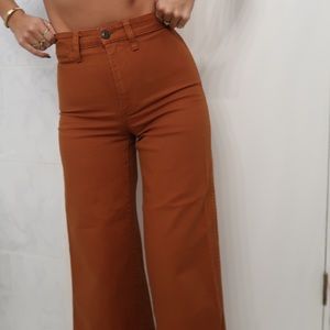 Madewell Nutmeg Wide Leg Pants
